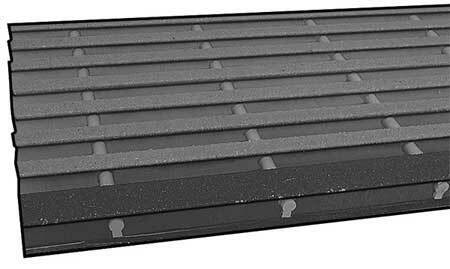 Safe-t-span 873300 Stair Tread,isofr,1 X 10 1/2 In,2 Ft