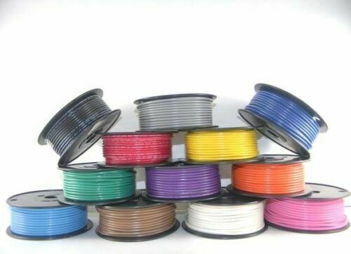 14 Awg Gauge Primary Wire Car / Boat Marine Grade Tinned Copper Made In The Usa