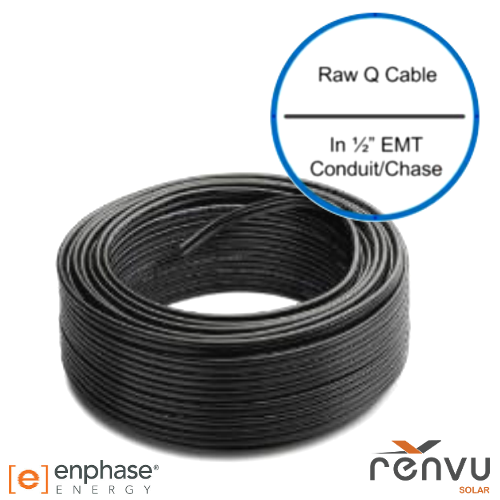 Enphase Q-12-raw-300 Q Cable 12 Awg, No Connectors, Iq Series, By The Foot