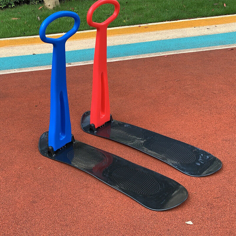 Folding Children's Snowboard Portable Wear-resistant Sled Ski Practice Board