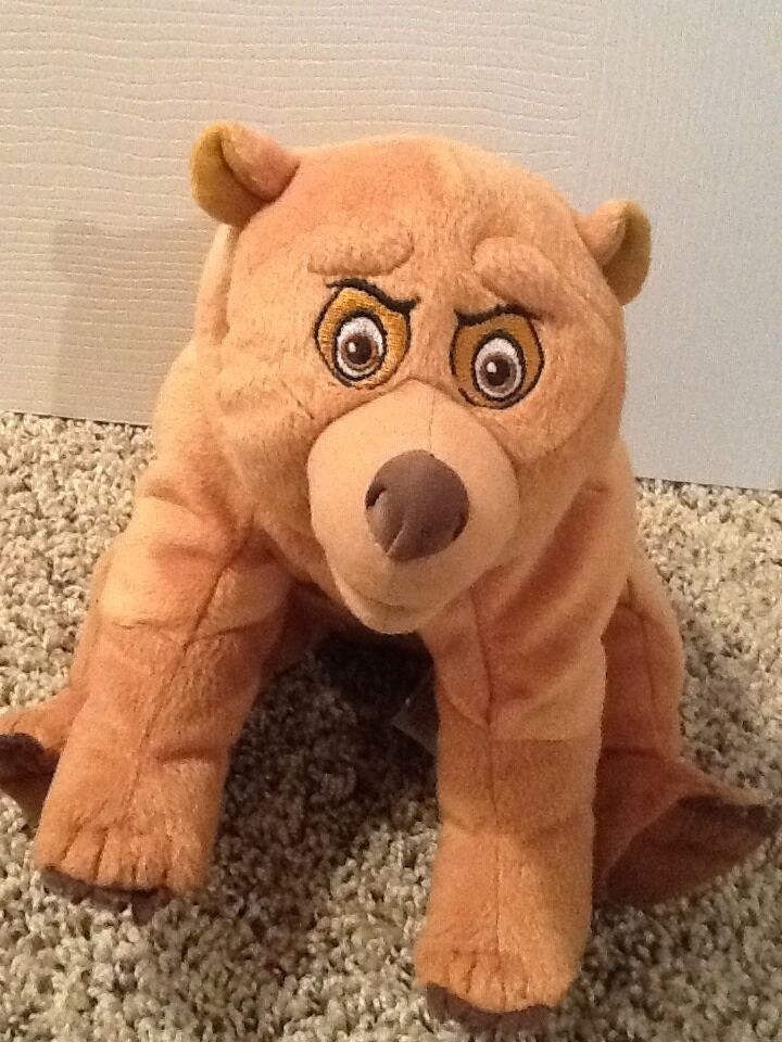 Disney Movie Brother Bear Koda Kenal Stuffed Animal Plush Toy 14", Excellent!